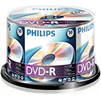 Philips DVD-R 4-7 GB - 120 Min - 16X Tarrina (50 Disc)